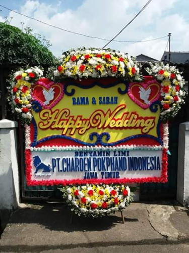 Karangan Bunga Pernikahan  di Lahat
